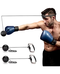Hikeen Boxing Reflex Ball Mma Boxing Equipment 2 Difficulty Levels Adjustable for Adults and Kids Agility Training Punching Speed