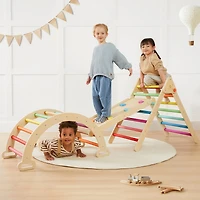 Tiny Land 7-in-1 Rainbow Climbing Set