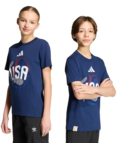 adidas Boys' 8-20 Fifa World Cup 2026 Usa Crewneck T-Shirt