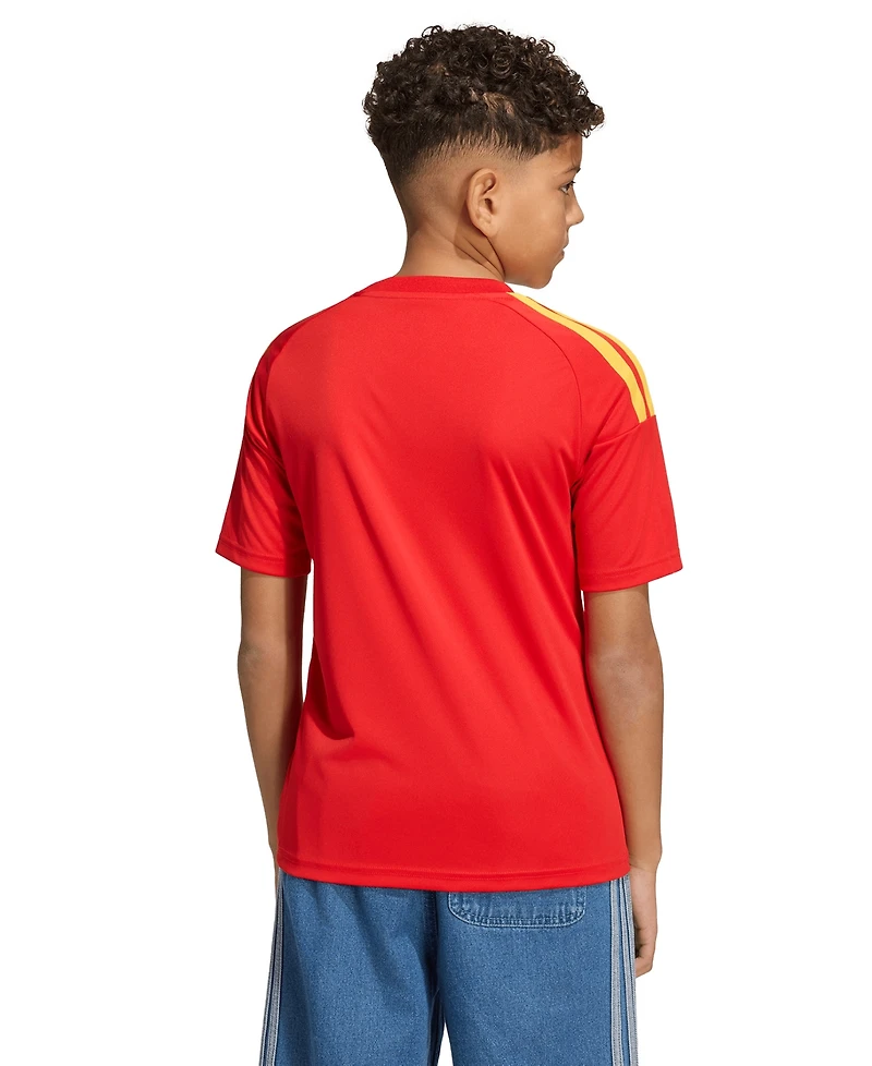 adidas Boys' 8-20 Belgium Crewneck Home Fan Jersey T-Shirt