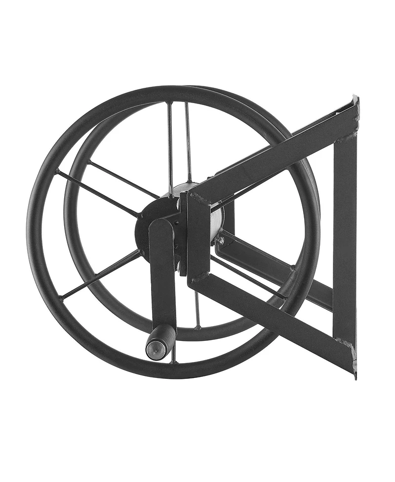 Sugift Wall Mounted Hose Reel Holds 200 ft 5/8 in Hose Steel Space Saving