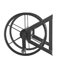 Sugift Wall Mounted Hose Reel Holds 200 ft 5/8 in Hose Steel Space Saving
