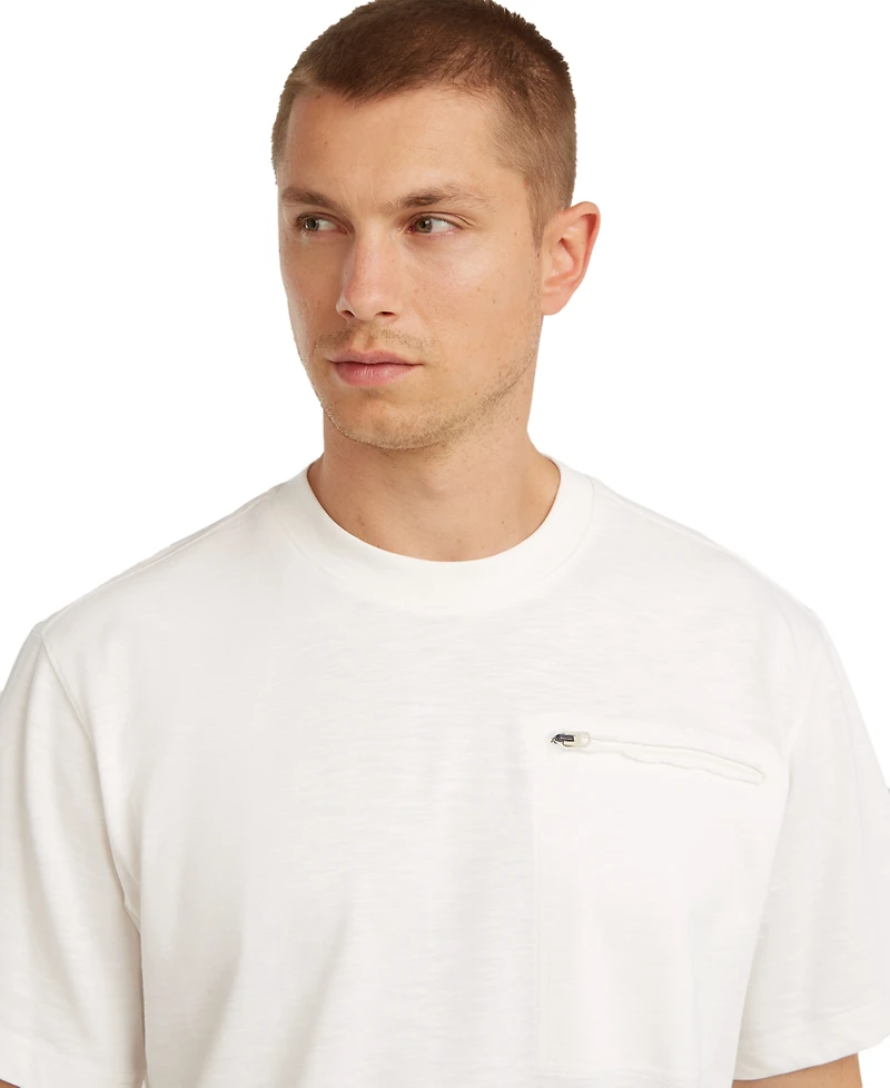 G-Star Raw Men's Crewneck Zip Pocket T-Shirt