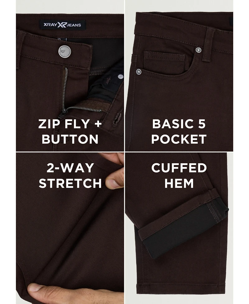 X Ray Big Boys Five Pocket Commuter Pants