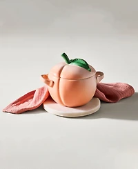 Le Creuset Stoneware 16 oz. Peach Mini Cocotte