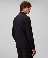 Calvin Klein Men's Collared Neck Long-Sleeve Shirt