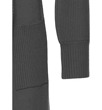 Lascana Women's Long Length Knit Cardigan With Pockets