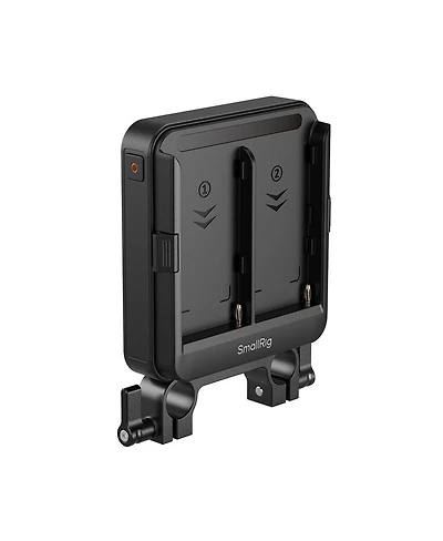 SmallRig Hot-Swap Ups Adapter Plate with 15mm Dual Rod Clamp for Np-f Type Batteries