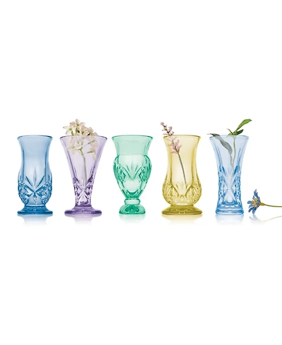 Godinger Dublin Bud Vases, Set of 5