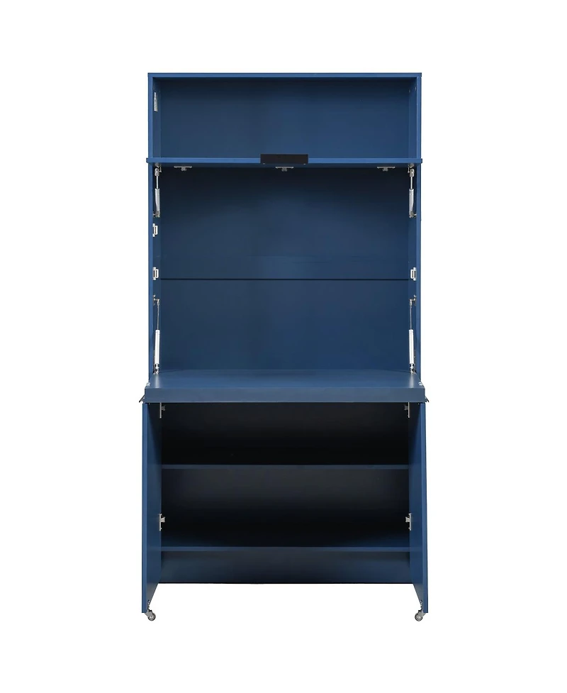 Streamdale Furniture Pantry Buffet with Hutch and Workstation