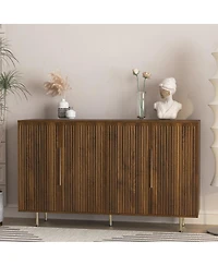 Streamdale Furniture Modern Wood Buffet Cabinet with Storage