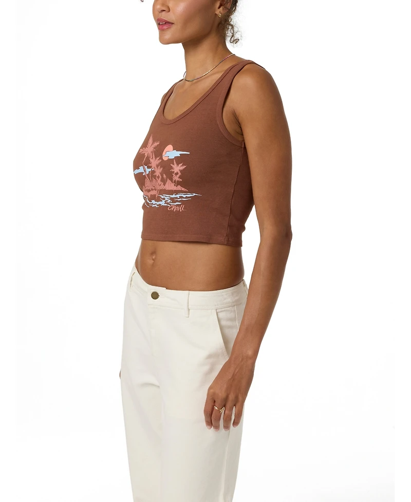 O'Neill Women's Cotton Motu Scoop Neck Tank Top