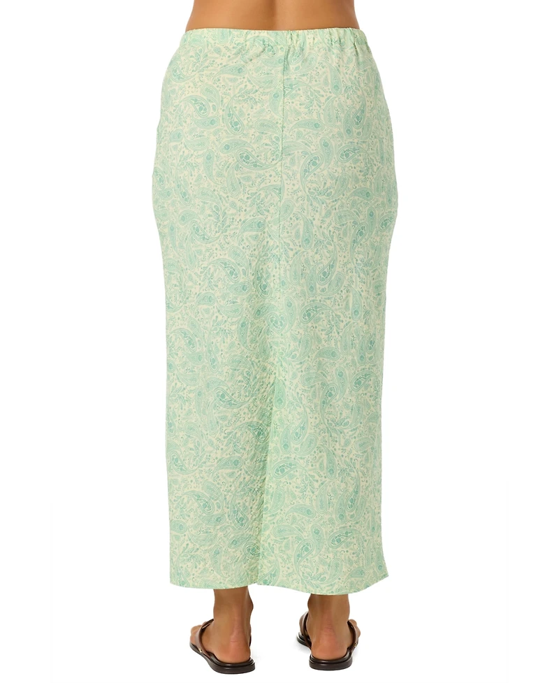 O'Neill Women's Kavali Paisley Print Midi Skirt