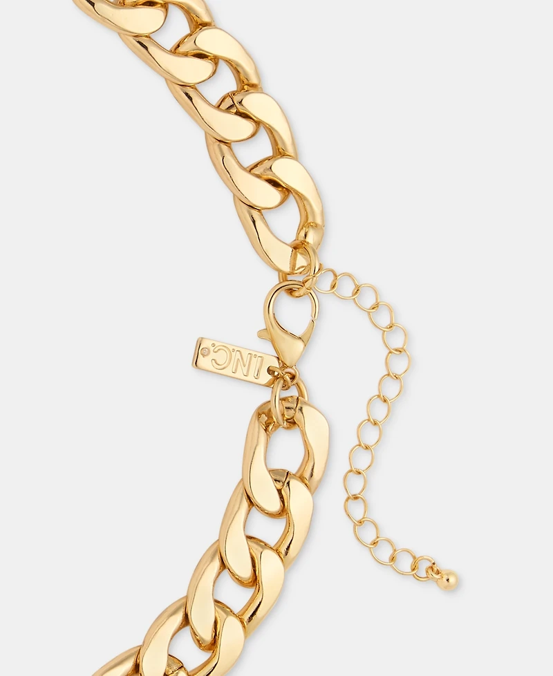 I.n.c. International Concepts Crystal Chain Necklace, 20" + 3" extender, Macy's Exclusive