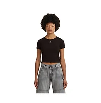 G-Star Women's Cropped Mini Slim Top