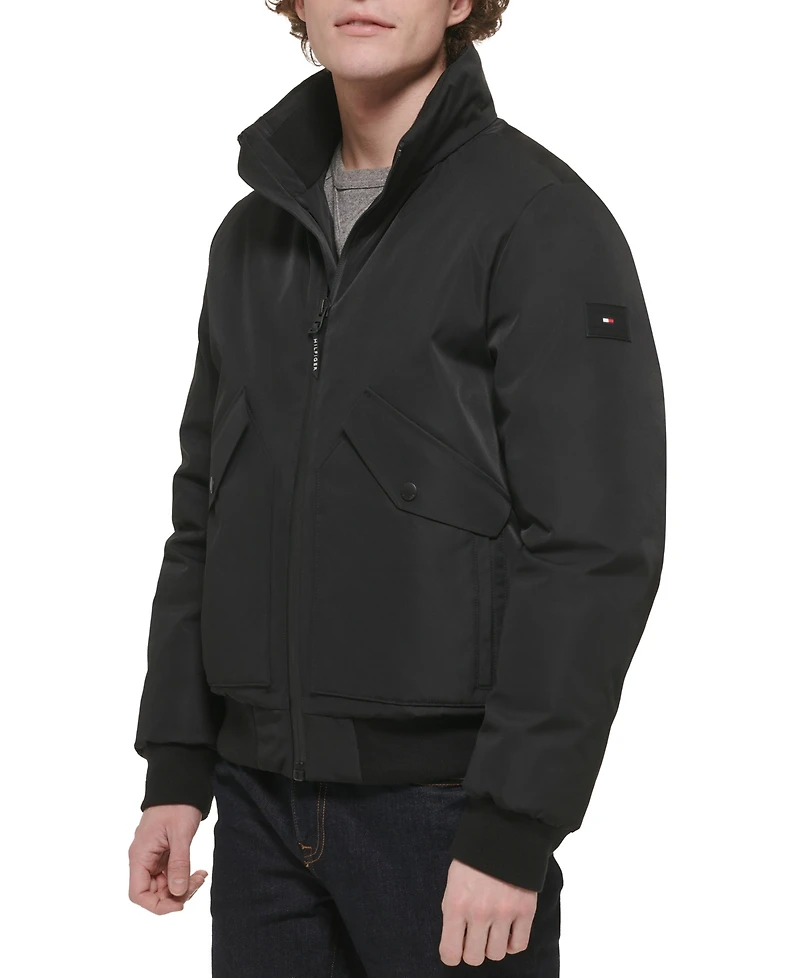 Tommy Hilfiger Men's Flex Performance Zip-Front Bomber Jacket