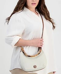 Giani Bernini Linen Bamboo Handle Hobo, Macy's Exclusive