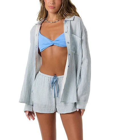 O'Neill Women's Cotton Leni Striped Shirt