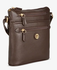 Giani Bernini Pebble North South Small Crossbody, Exclusively at Macy's