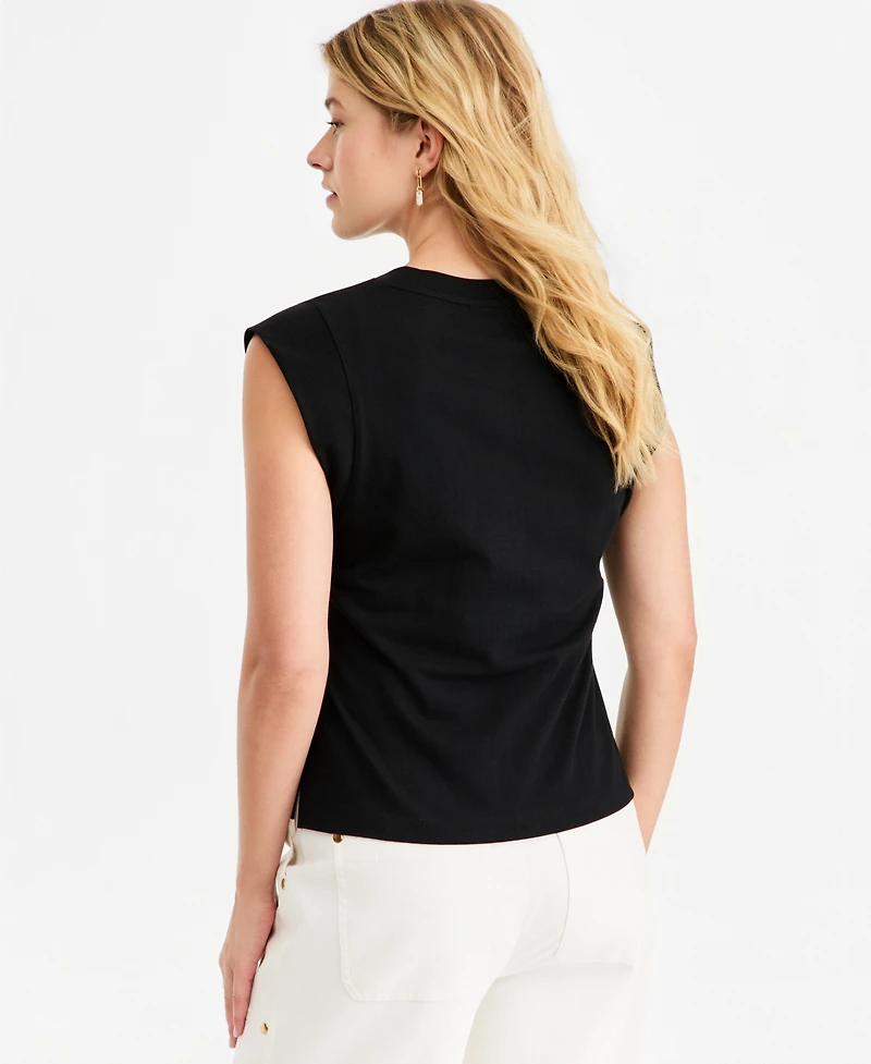 On 34th Women's V-Neck Jersey Top, Macy's Exclusive