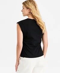 On 34th Women's V-Neck Jersey Top, Macy's Exclusive