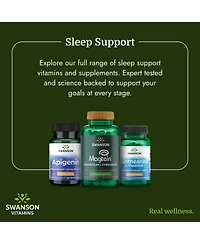 Swanson Apigenin Supplement, 50mg Capsules (90 Count), Helps Promote Sleep, Stress Relief and Overall Men's Health