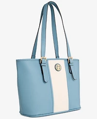 Giani Bernini Vertical Colorblock Tulip Tote, Macy's Exclusive
