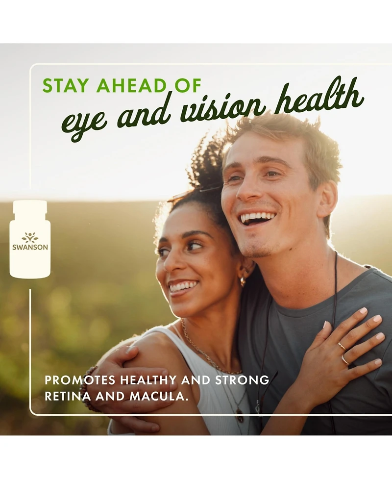 Swanson Lutein Eye Vision Retina Macula Health Supplement 40 mg 60 Softgels Sgels