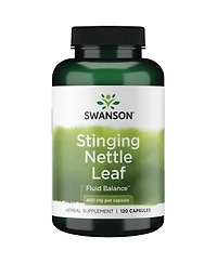 Swanson Stinging Nettle Leaf (Urtica Dioica), Herbal Supplement, Urinary Tract and Respiratory Health Support, Healthy Fluid Balance, 120 Capsules
