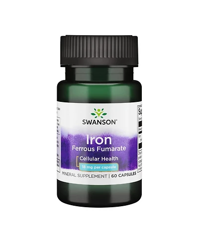 Swanson Iron (Ferrous Fumarate) 18 mg