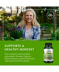 Swanson Rosemary Extract 500 Milligrams 60 Capsules