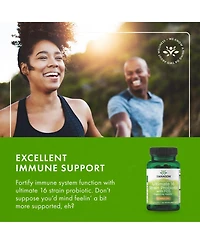 Swanson Dr. Stephen Langer's Formula Probiotic w/ Fos Prebiotic, 16 Strains, Digestive Support, 3.2 Billion Cfu per Capsule, 60 Veggie Capsules