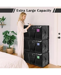 Gnuadz 6 Pack Heavy Duty Moving Bags with Reinforced Zipper