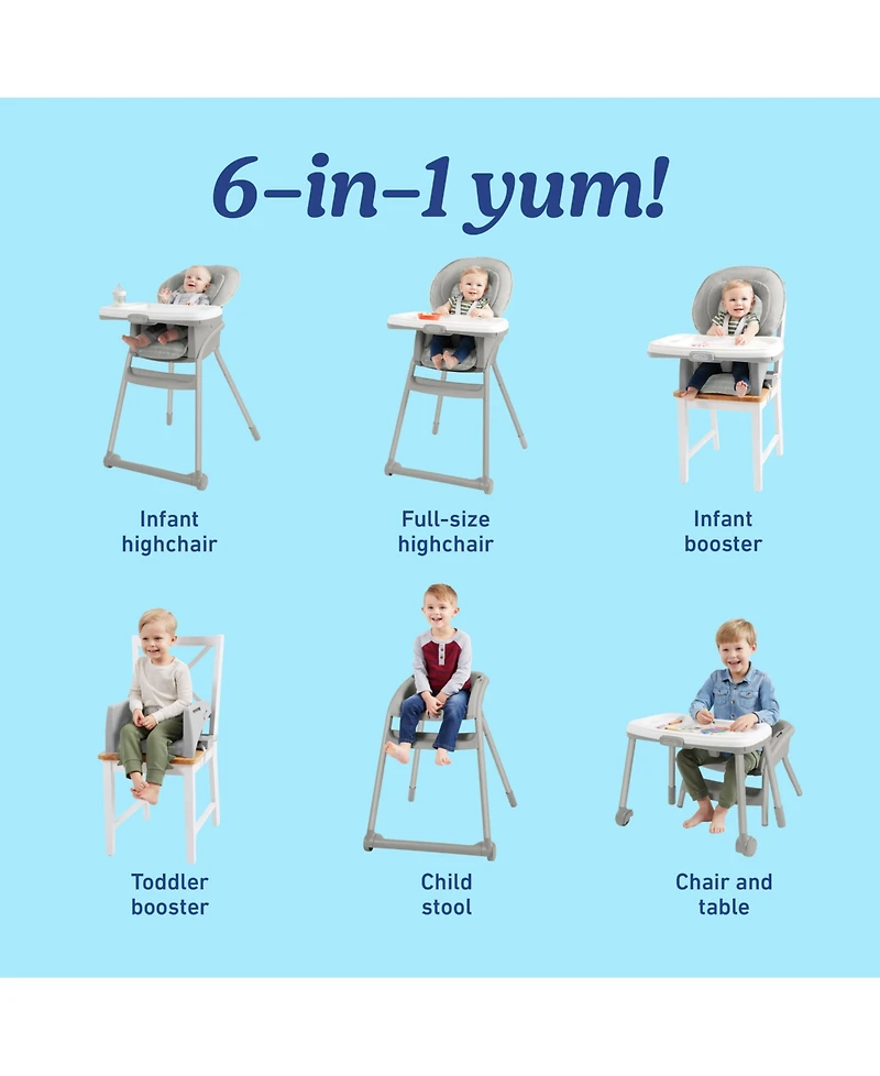 Graco Baby and Toddler Table2Table Lx 6-in-1 Highchair