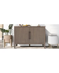 Streamdale Furniture Farmhouse Sideboard with Pine Veneer, 2 Doors