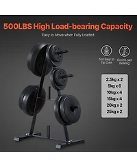 Mecale A Frame Weight Plate Rack for Plates 500 lbs Capacity