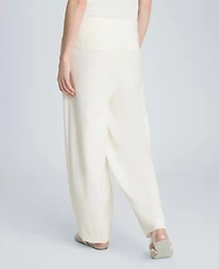 Kenneth Cole Women's Fly-Front Hollywood Waist Pleated Pants