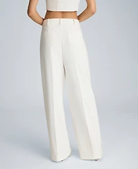 Kenneth Cole Women's High-Rise Pintuck Pants