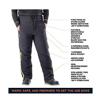 RefrigiWear Men's FrostFlex Insulated Quilted Pants - -20°F Cold Protection, Flexible and Water-Repellent Workwear