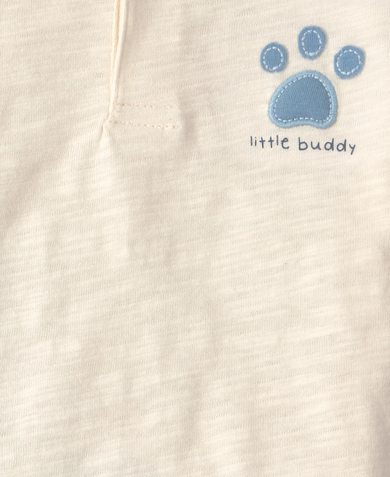 Carter's Baby Boys' Short-Sleeve T-Shirt, Bib and Pants, 3-Piece Set