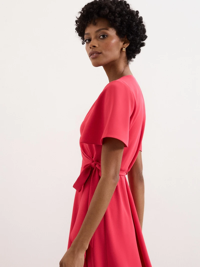 Phase Eight Women's Julissa Short Sleeve Wrap Midi Dress