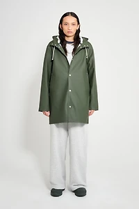 Stutterheim Women's Stockholm Long Sleeve Hooded Raincoat