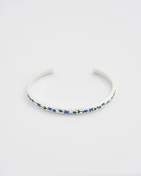 Fable England Forget Me Not Silver Bangle