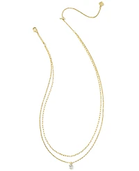 Kendra Scott Cailin Cubic Zirconia Layered Multi Strand Necklace