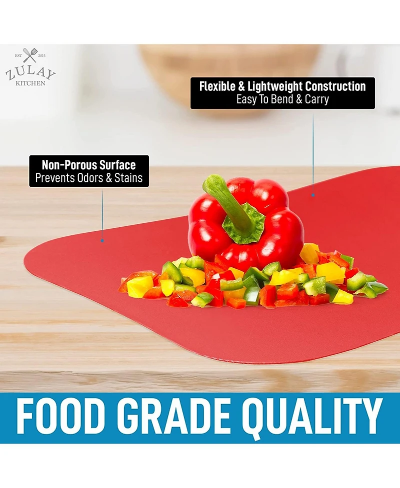 Thick & Durable Flexible Cutting Mats (Set of 3)