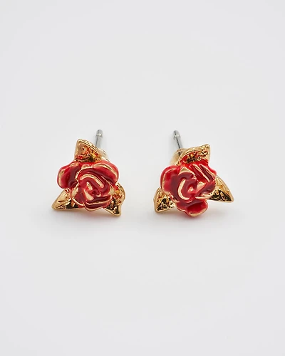 Fable England English Gold Stud Earrings