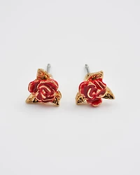 Fable England English Gold Stud Earrings