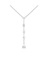 Untamed Petals Lunar Crystal Drop Pendant