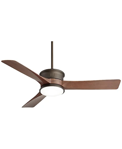 Casa Vieja 54" Key West Bronze Led Ceiling Fan with 18" Downrod
