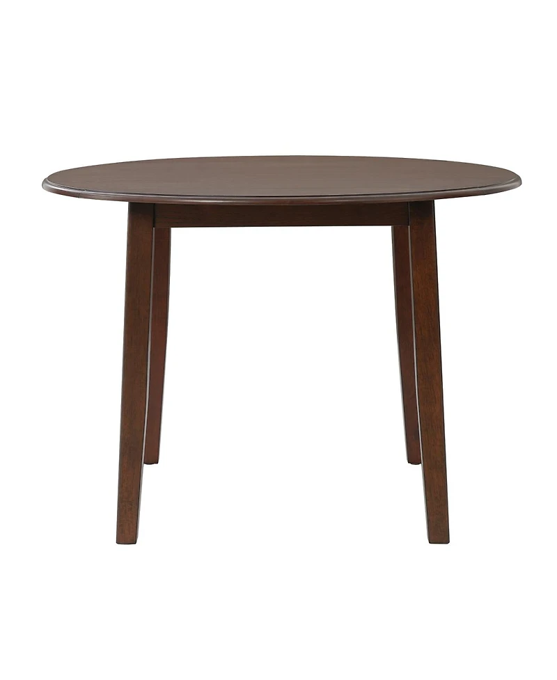 Streamdale Furniture Five Piece Round Dining Set with Four Upholstered Chairs